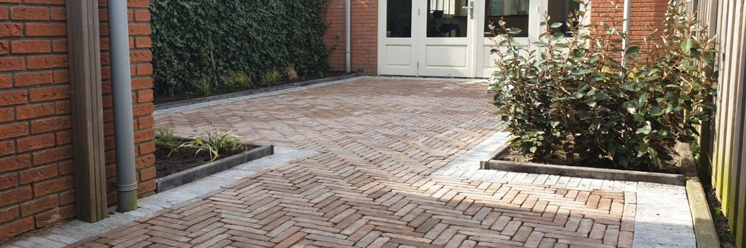 Bestrating van tuin of oprit